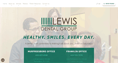 Desktop Screenshot of lewisdentalgroup.com